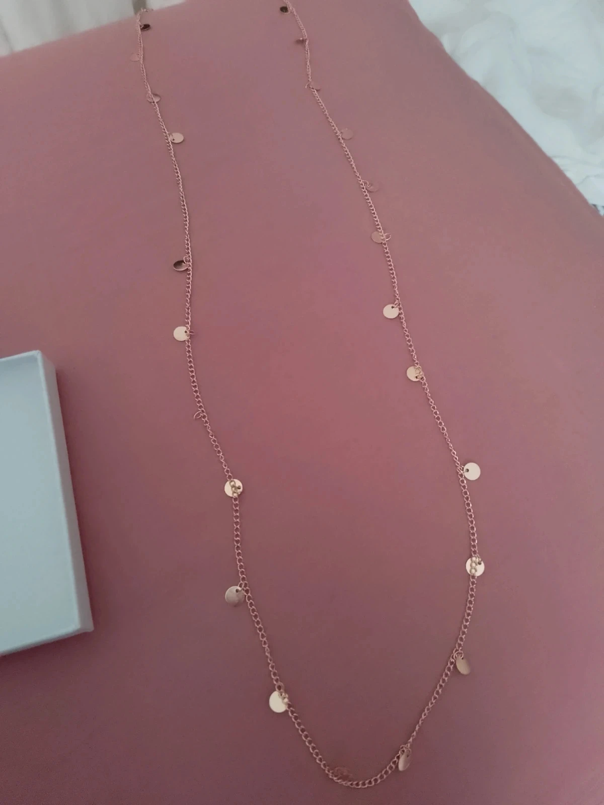 Gold stainless steel tassel necklace – photo 4
